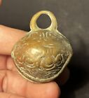 Rare Antique Asia Ancient Burma Bronze Bell Animal Calf Cow Small Buffalo