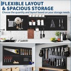 Metal Pegboard Tool Organizer Panels 12x24 In  2 3 4 Pack  Garage Wall Storage