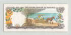 Bahamas  20 Dollars 1974  P-39b  Central Bank  allen  Sign  Pressed F-vf  Scarce