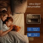 52 Pt  4500 Sq  Ft  Large Home Dehumidifier With Drain And Water Tank indoor