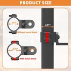 2pcs Utv Atv Whip Light Mount Flag Brackets 360  adjustable For 1 65 -2  Roll Bar