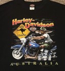 Vintage Harley Davidson T-shirt Roo Country Australia Xl Rare