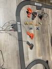 Tyco Tcr Slotcars Slotless 1977 Track With 32 Ft  6cars