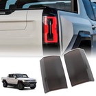 For Hummer Ev Truck Accessories Car Rear Tail Light Cover Pickup smoke Black