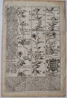 1720 Owen   Bowen Antique Map - Road From Oxford To Salisbury
