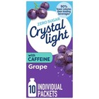  3 Pack  Crystal Light Drink Mix With Caffeine  10 Packets  Zero Sugar  1 1 Oz