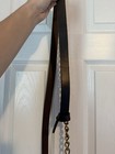 Beval Leather   Brass Show Halter Lead W  Chain