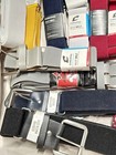 Lot 15 Youth   Adult Athletic Baseball Softball 1 5  Belt Assorted As Shown Look