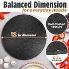 12 Inch Cake Drum - Black Round 12 Inch Cake Boards For Holiday Dessert 