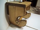 Handcrafted Wood Toilet Paper Holder 2 Screws Included  Early American Stain