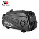 West Biking Waterproof Bike Hard Shell Trunk Bag Bicycle Rear Rack Pack Bag 8 6l