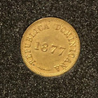 Republica Dominicana  1877  Un Centavo  Circulated  Great Shape 