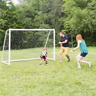 Soccer Net 10 X 6 5ft Soccer Goal For Backyard Pvc Frame For Kids With Carry Bag