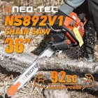92cc Gas Chainsaw With 36   Bar Chain Compatible With Ms660 For Milling Cut Tree