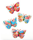 Home Garden Pool Yard - Butterfly Wall Decor 71786623 Pastel Multi 5 5  X 4  New