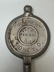 Antique Wagner 1910 Cast Iron Waffle Maker  8 No Base Sidney-o