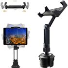 Long Arm Car Cup Holder Mount For Apple Ipad Air Pro 12 9 Surface Tablet