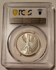 West Germany Silver 1960 D 5 Mark Ms64 Pcgs
