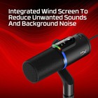 Pro Streaming Usb Xlr Dynamic Microphone Studio Podcast Mic W Led Meter