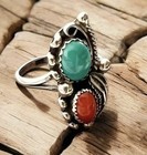 Native American Style Sterling Silver Ring
