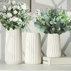 Pcs 6 Kinds Mixed Eucalyptus Leaves Stems Bulk Artificial Silver Dollar 120
