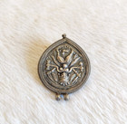 Vintage Hand Stamped Tribal Death Goddes Kali Silver Amulet Pendant 24 Gram J38