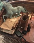 Large Antique 1870  George Patchen  Race Horse Copper Running Horse Weathervane
