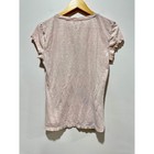 Calvin Klein Jeans Pink Nyc Skyline Graphic V-neck T-shirt Silver Ck Logo Medium