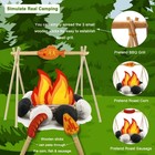 45 Pcs Pretend Play Campfire Toy Child-size  Red  Orange  Yellow  Green  Blue
