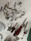 Vintage Singer Sewing  Machine Attachments Tools Feet  Lot Metal Case Box Paper