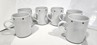 Sasaki Metropolis Black Mugs Japan  Set Of 6