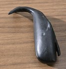 Vintage - Paperweight - Cast Iron Whale - Black - 4  - 6 Ounces