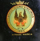 Victor Antique Safe Decal  Emblem  Inner Door Eagle Sticker  Reproduction