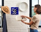 Adjustable Wall Plate Hanger - For Oval Square Round Rectangle Wall Display -   