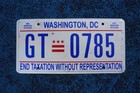 One Or More Random Washington Dc District Of Columbia License Plate Tags