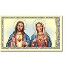 Prayer To The Sacred Heart And The Immaculate Heart Laminated Prayer Card