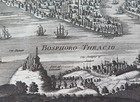  rare C1750 Copperplate Engraving  the Plan Of Constantinople  By Herman Moll