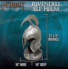 Rare Uc3075 United Cutlery The Hobbit Rivendell Elf Helmet Replica Helm Lotr Nib