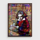 Ludwig Van Beethoven 27x40in Poster  Beethoven Tribute Pop Art Free Shipping Us