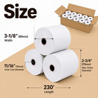  10  3-1 8  X 230  Thermal Pos Receipt Paper Rolls