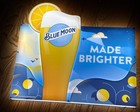 Blue Moon Beer Led Bar Sign Man Cave Garage Decor Lighted Sign Made Brighter
