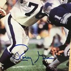 Rosey Grier Signed La Rams 8x10 Photo With Coa
