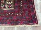 3x5 Oriental Handmade Vintage Baluchi Afghan Rug Geometric Turkish Wool Area Rug