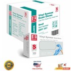 Basic Blue Vinyl Synmax Exam Gloves  S m l xl-size 