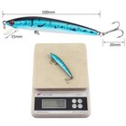 10pcs Fishing Lures Minnow Baits Crankbaits Jerkbait Lot Hooks Baits Bass Tackle
