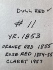 1853 Us Scott  11 3   Washington Dull Red Fancy Cancel Used Stamp   Lot  z073