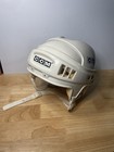 Vintage Ccm Hockey Helmet Ht-3 Ht2 White Medium 6 7 8- 7 1 2  Rare 90 s Bucket 