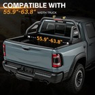 55 9 -63 8  Width Adjustable Pickup Bed Sport Roll Bar W  2 X 13w Led Lights