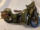 Franklin Mint 1942 Harley Davidson Military Motorcycle U s  Army Diecast 1 10