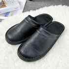 Unisex Genuine Leather Slippers Waterproof Indoor House Men Slippers New Slipper